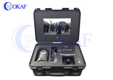 Macchina fotografica del portatile 4G PTZ, terminale senza fili lontano del sistema di comando di emergenza della valigia della videosorveglianza