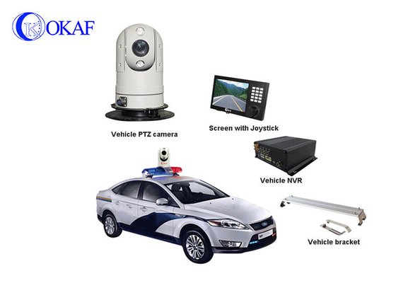 4G Car IR Auto Tracking PTZ Camera / Camera di sicurezza con potente montatura magnetica