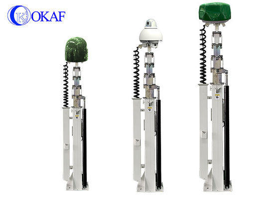 Peso di carico utile 100 kg Masto idraulico telescopico Radar Antenna treppiede Masto telescopico