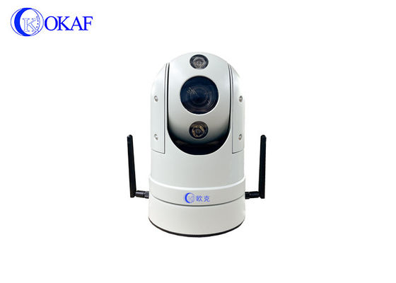 4G Veicolo PTZ Camera IR Auto Tracking IP Camera di sicurezza montata su auto